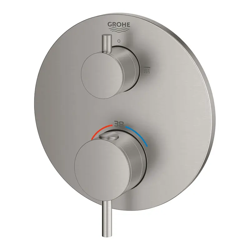 Grohe Ankastre Term. Banyo Bat. 2 Çık. Atrio Super Steel - 24135DC3