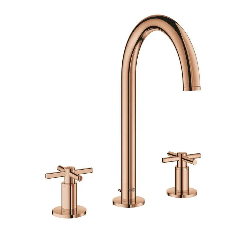 Grohe Atrio 3 Delikli Lavabo Bataryası 1/2"M-Boyut Warm Sunset - 20008DA3