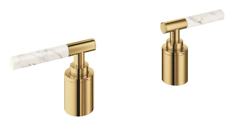 Grohe Atrio Private Collection Sticks Made From White Attica Caesarstone Material - 48464GL0