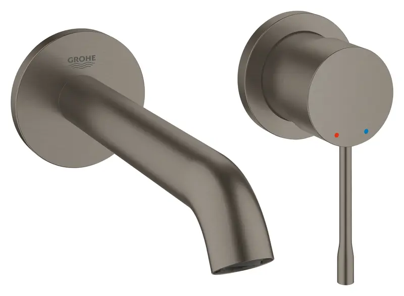 Grohe Essence 2 Delikli Lavabo Bataryası M-Size Brushed Hard Graphite - 19408AL1