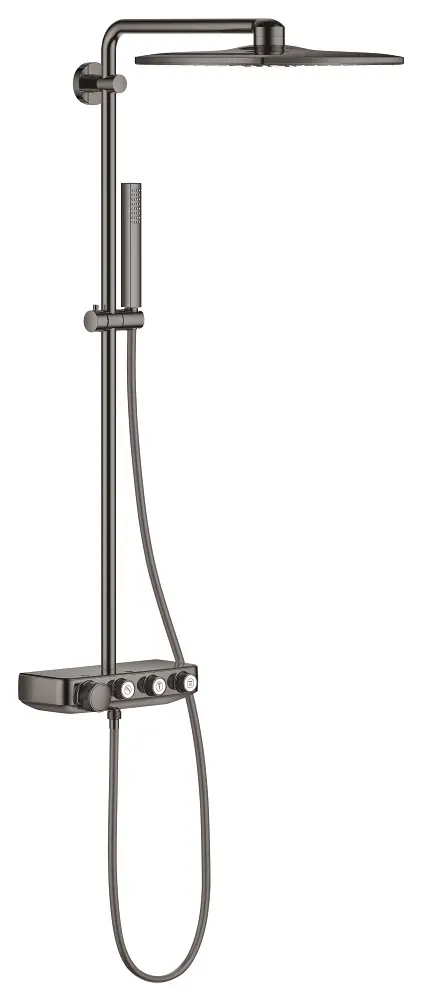 Grohe Euphoria  Smart Control  System 310  Cube Duvara Monte Termostatik Bataryalı Duş Sistemi - 26508A00
