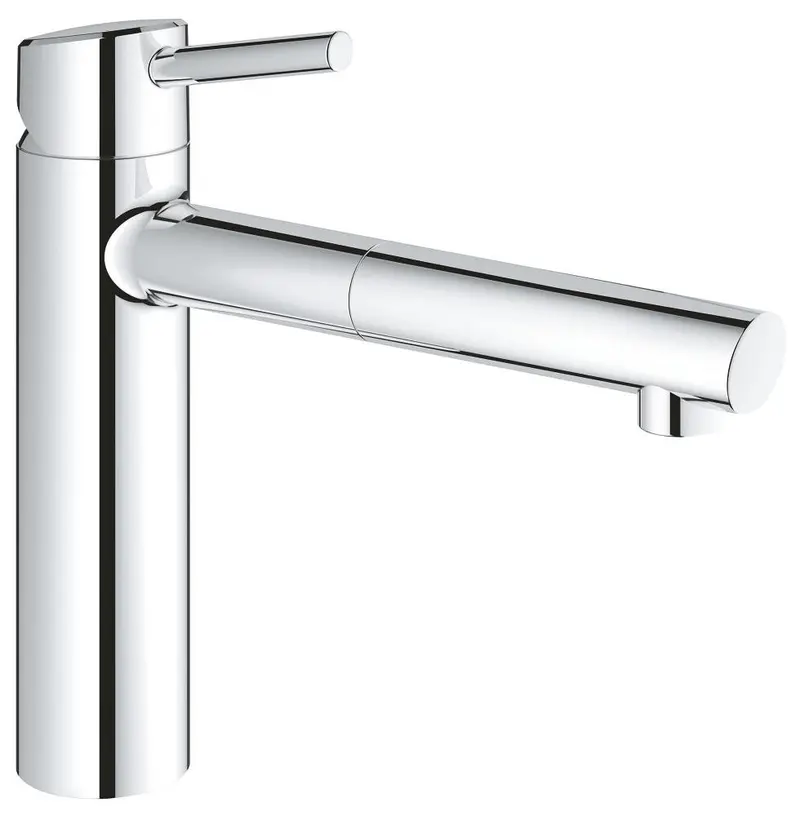 Grohe Eviye Bataryası Spiralli Tek Akış Concetto Krom - 31129001