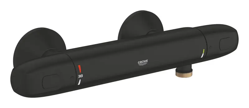 Grohe Grohtherm 1000 Termostatik Duş Bataryası Mat Siyah - 348142433