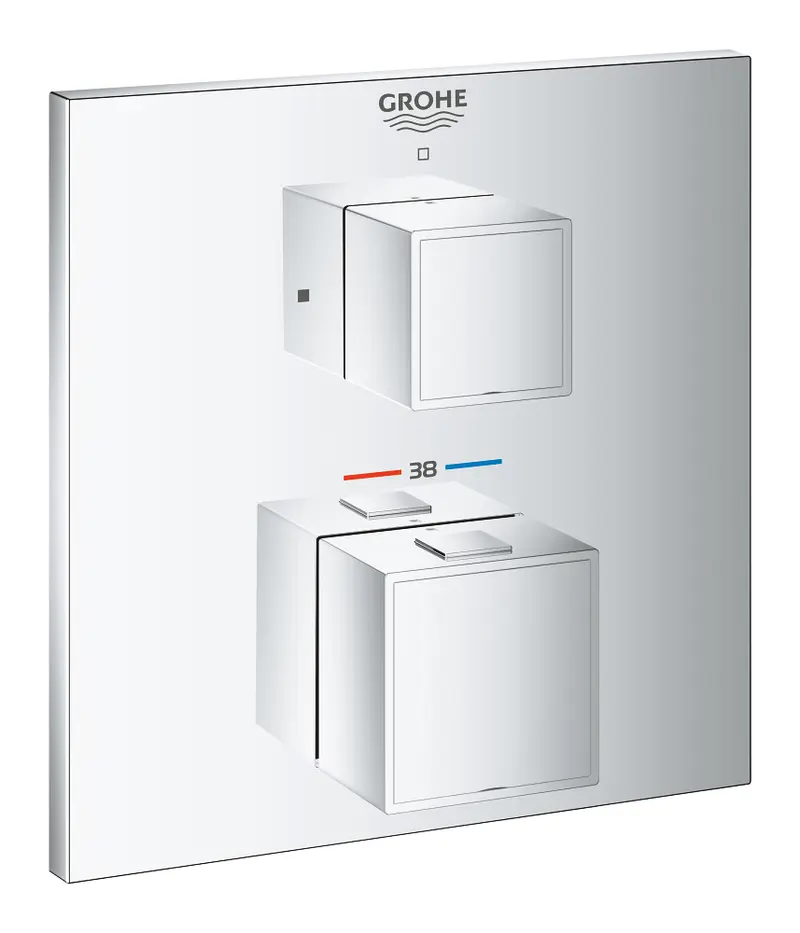 Grohe Grohtherm Cube Ankastre Termostatik Banyo Bataryası - 24153000