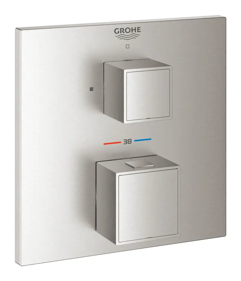 Grohe Grohtherm  Cube Ankastre Termostatik Banyo Bataryası - 24153DC0