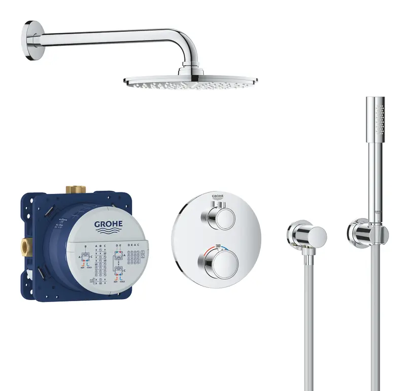 Grohe Grohtherm Rainshower Cosmopolitan 210 Duş Seti - 34732000