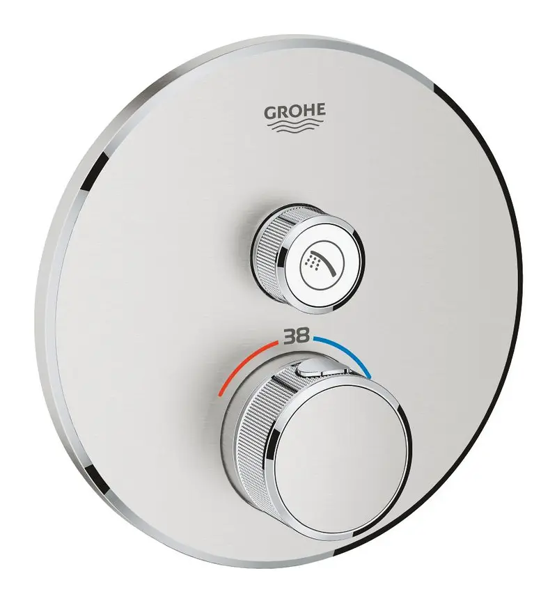 Grohe Grohtherm Smart Control Tek Valfli Akış Kontrollü, Ankastre Termostatik Duş Bataryası - 29118DC0