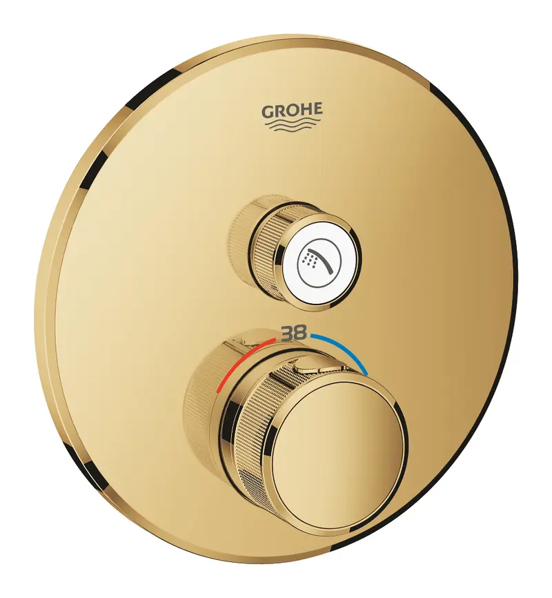 Grohe Grohtherm Smart Control Tek Valfli Akış Kontrollü, Ankastre Termostatik Duş Bataryası - 29118GL0
