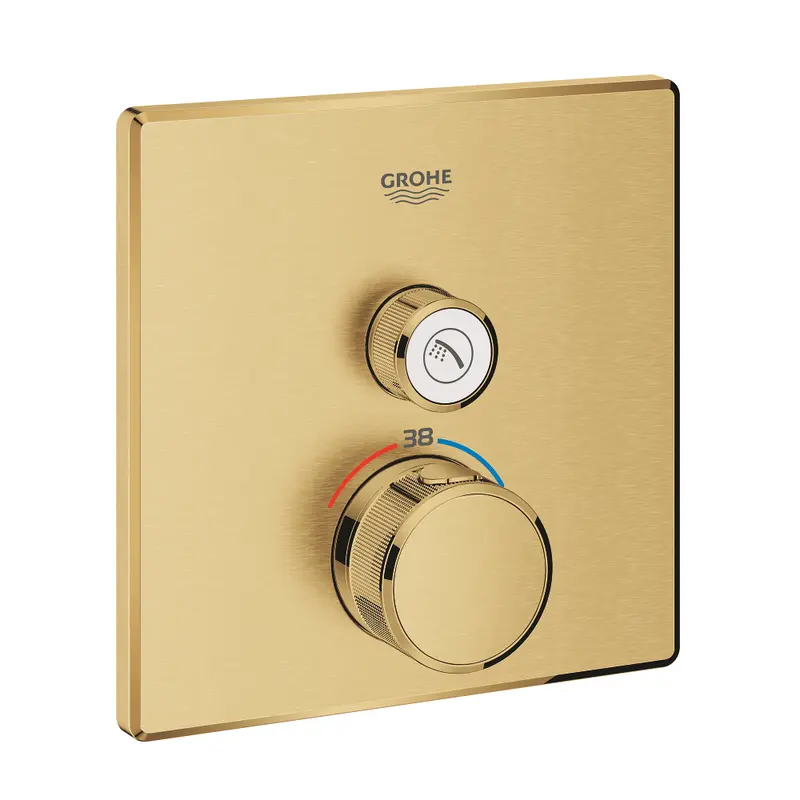 Grohe Grohtherm Smart Control Tek Valfli Akış Kontrollü, Ankastre Termostatik Duş Bataryası - 29123GN0