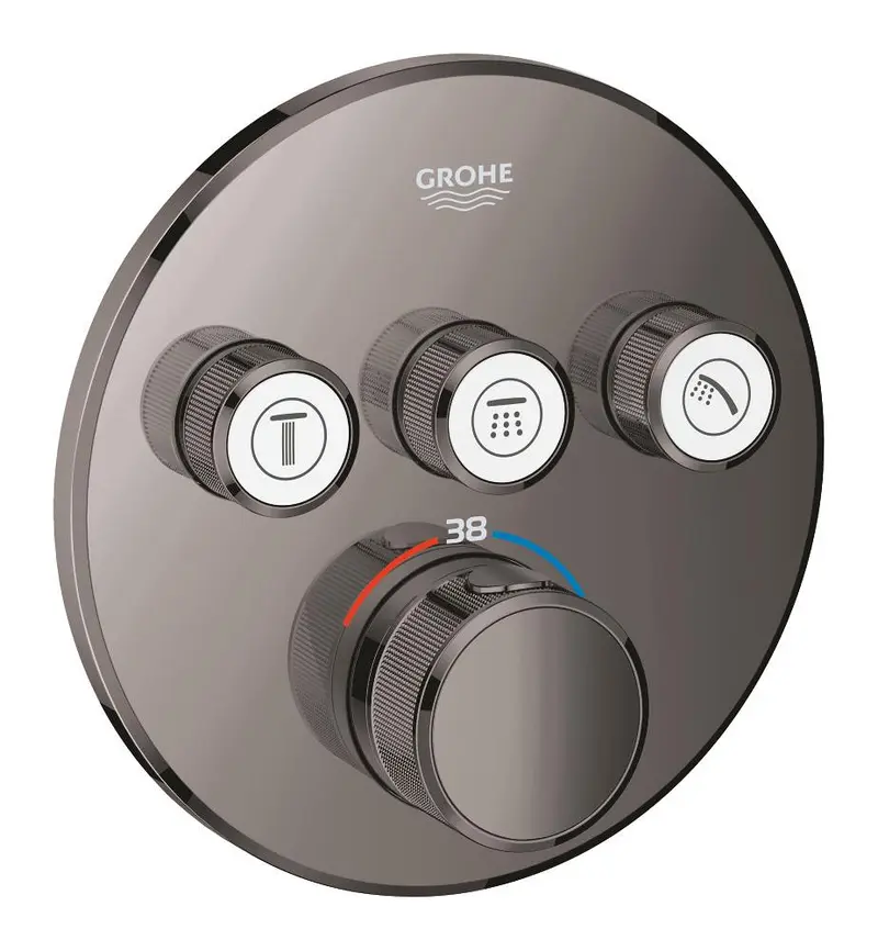 Grohe Grohtherm Smart Control Üç Valfli Akış Kontrollü, Ankastre Termostatik Duş Bataryası - 29121A00