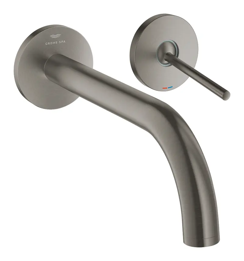 Grohe Lavabo Bataryası İki Delikli Duvardan Atrio Br.Hard Graphite – 29406AL0