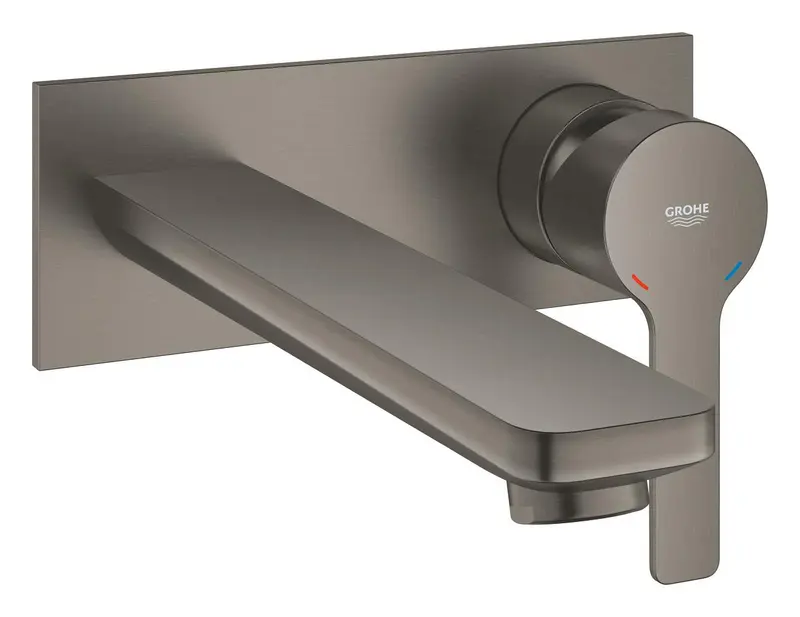 Grohe Lineare İki Delikli Lavabo BataryasıL-Boyut Brushed Hard Graphite - 23444AL1