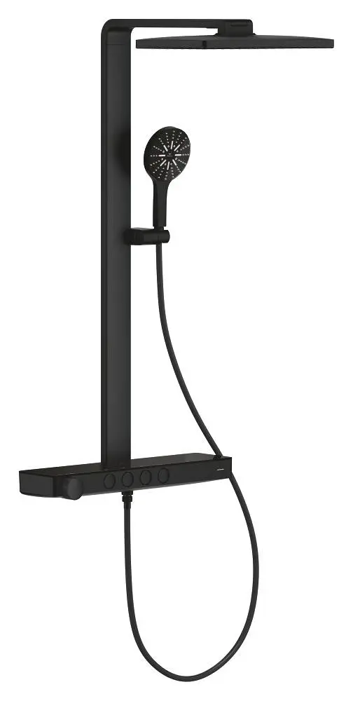 Grohe Rainshower  Aqua  Pure Duvara Monte Termostatik Bataryalı Duş Sistemi - 100961KF00