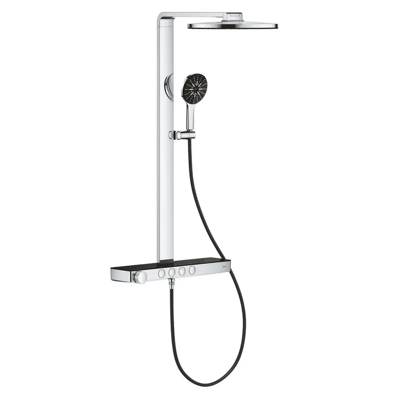 Grohe Rainshower Aqua Pure Duvara Monte Termostatik Bataryalı Duş Sistemi - 100964KI00
