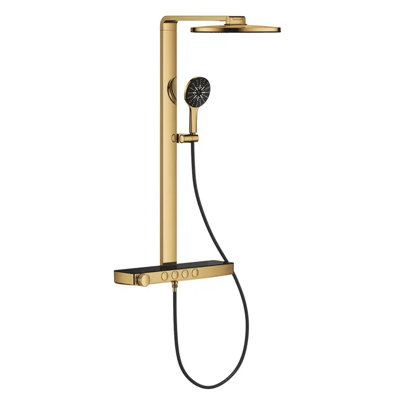 Grohe Rainshower Aqua Pure Duvara Monte Termostatik Bataryalı Duş Sistemi Cool Sunrise – 100964GL00