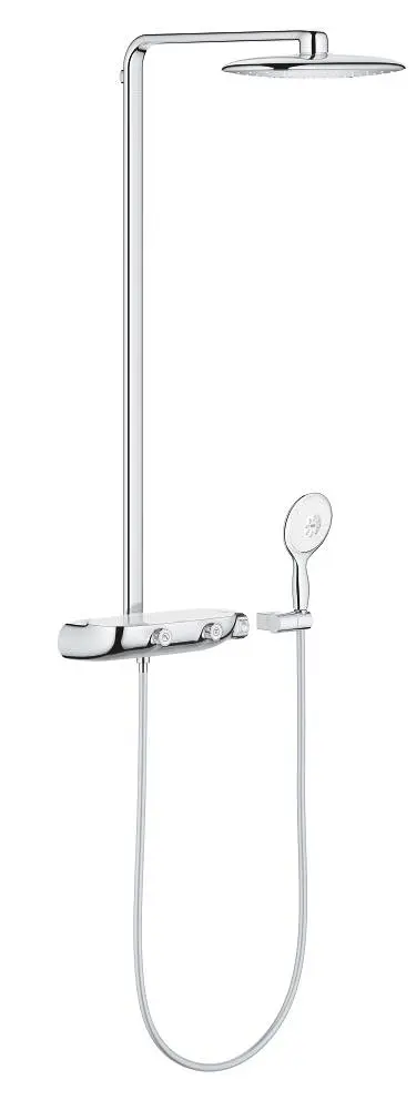 Grohe Rainshower System Smart Control Mono 360 Duvara Monte Termostatik Bataryalı Duş Sistemi - 26361000