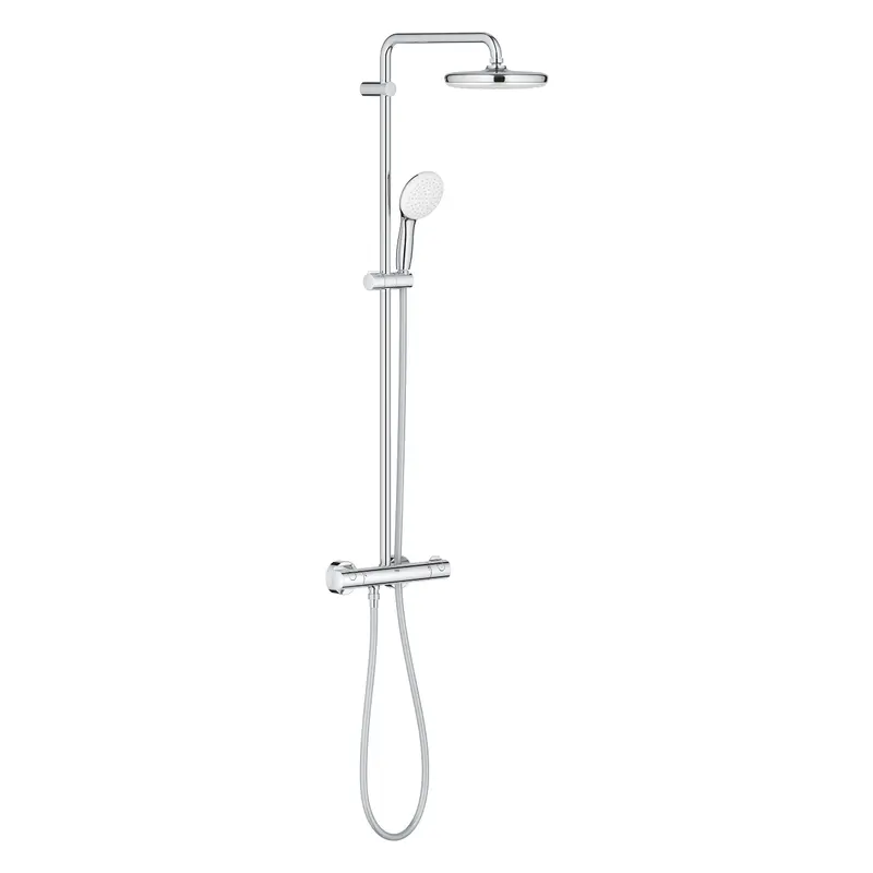 Grohe Tempesta System 210 Duvara Monte Termostatik Bataryalı Duş Sistemi - 26811001