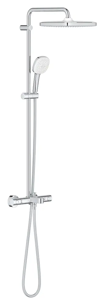Grohe Tempesta System 250 Cube Duvara Monte Termostatik Banyo Bataryalı Duş Sistemi - 26975001