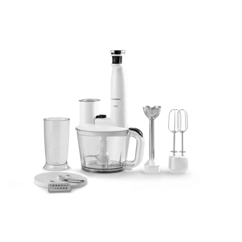 Grundig 1500 W Tek Tuşla Kontrol Blender Seti Beyaz