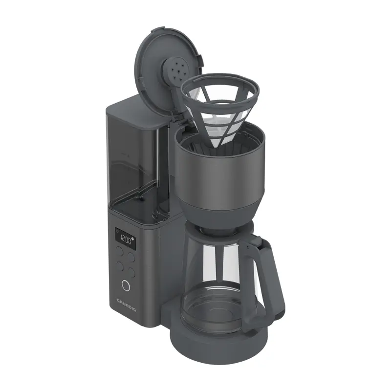 Grundig Dark Inox Filtre Kahve Makinesi