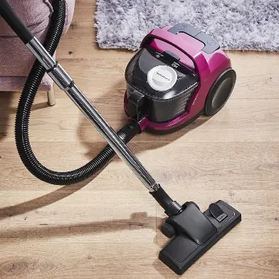Grundig Toz Torbasız 800 W Litre Elektrikli Süpürge Siyah-Bordo