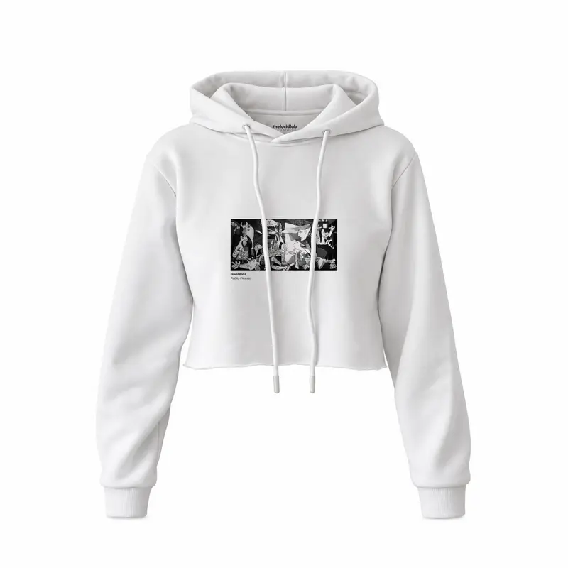 Guernica Crop Hoodie