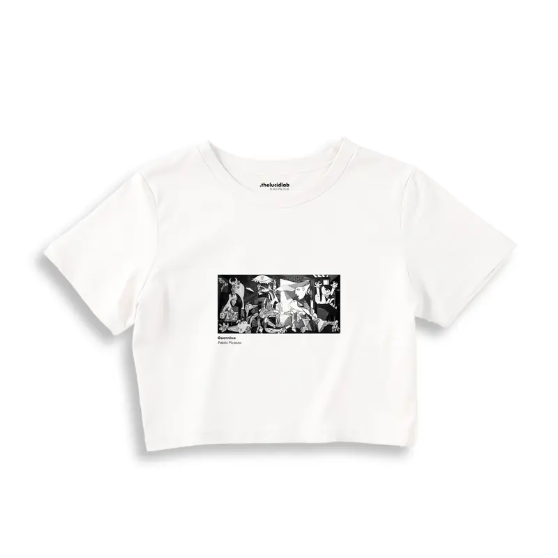 Guernica Crop Tişört