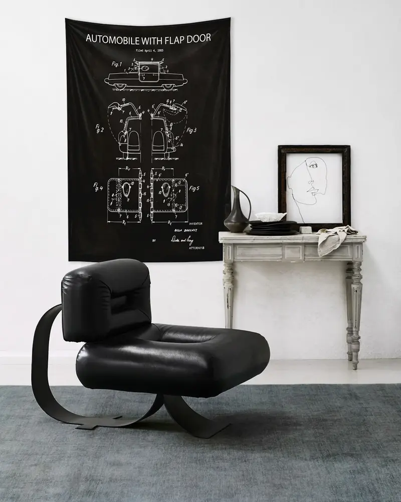 Gullwing Chalkboard Duvar Örtüsü