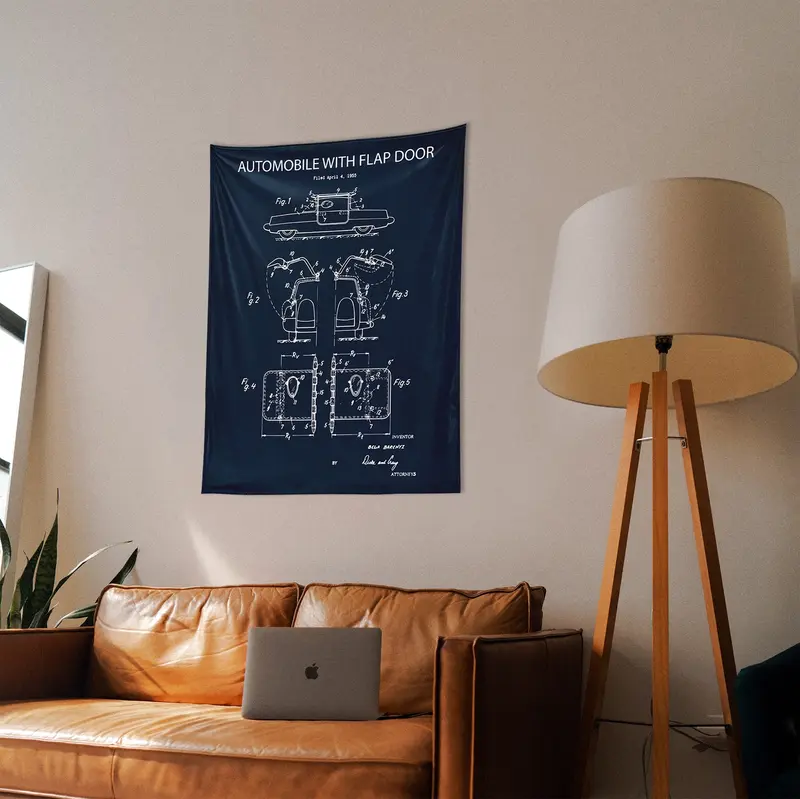 Gullwing Navyblue Duvar Örtüsü