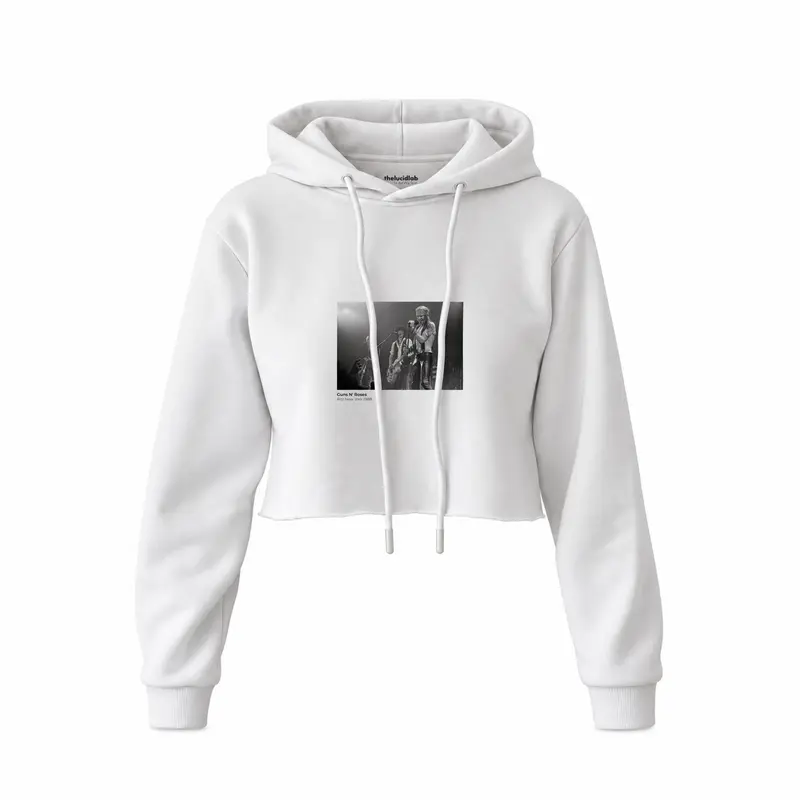 Guns N’ Roses Ritz New York 1988 Crop Hoodie