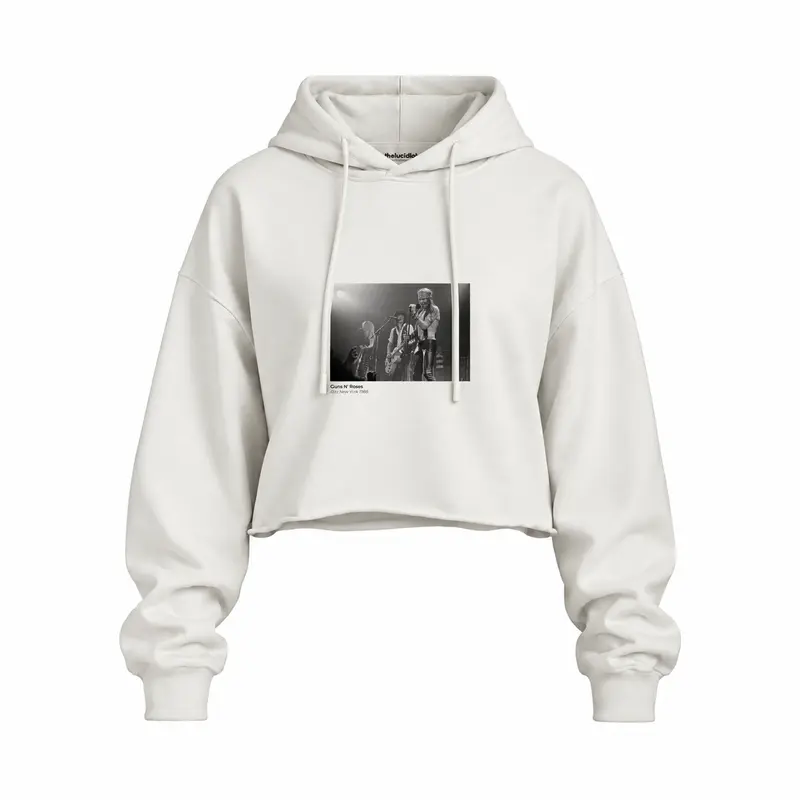 Guns N’ Roses Ritz New York 1988 Oversize Crop Hoodie