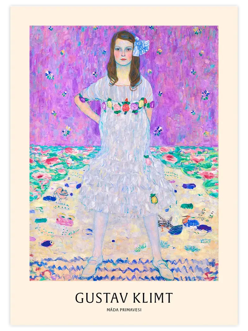 Gustav Klimt Mada Primavesi - Art Print