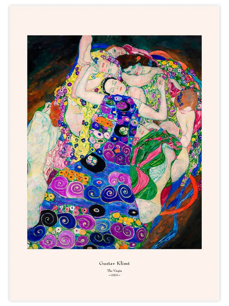 Gustav Klimt The Virgin - Art Print