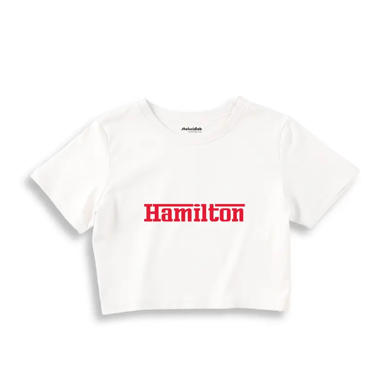 Hamilton / Ferrari Crop Tişört