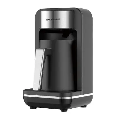 Hausberg 250 ML Elektrikli Türk Kahve Makinesi Siyah