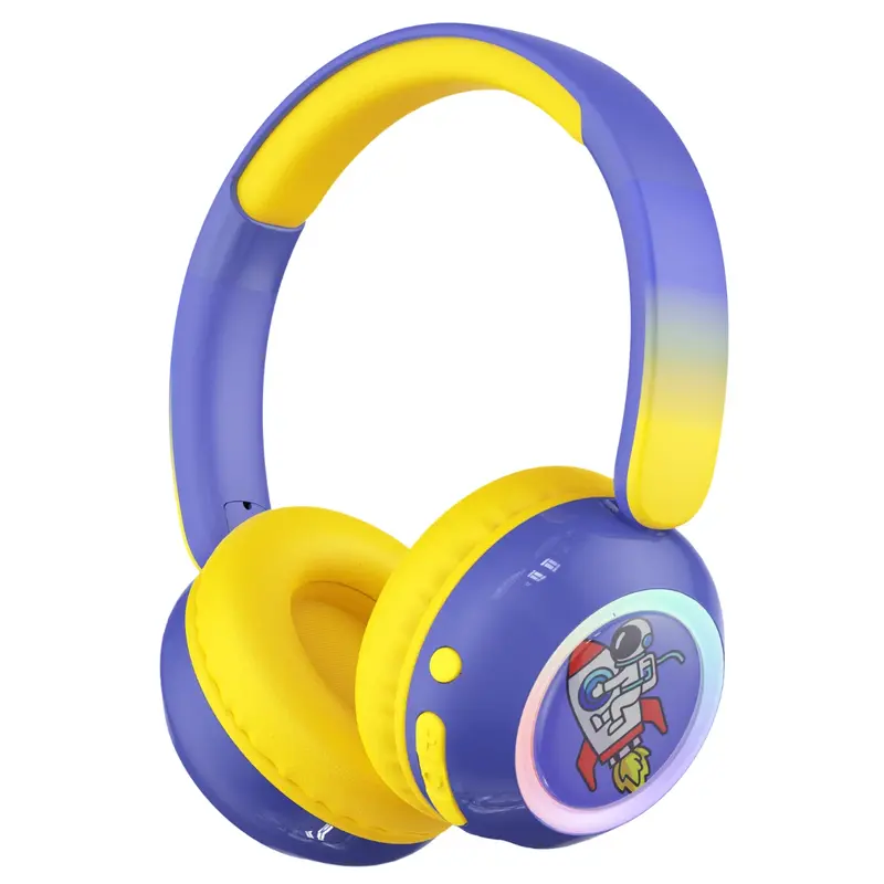 Havit Kids Kablosuz Kulak Üstü Çocuk Kulaklık Sarı Mavi