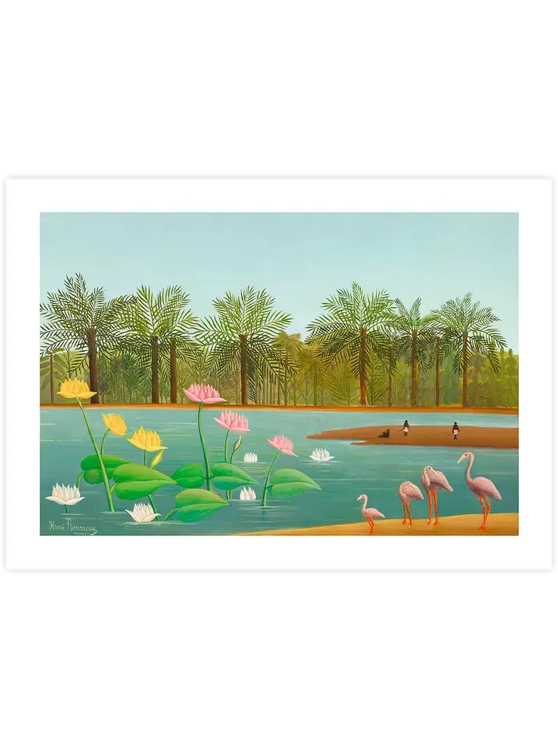 Henri Rousseau Flamingolar - Art Print