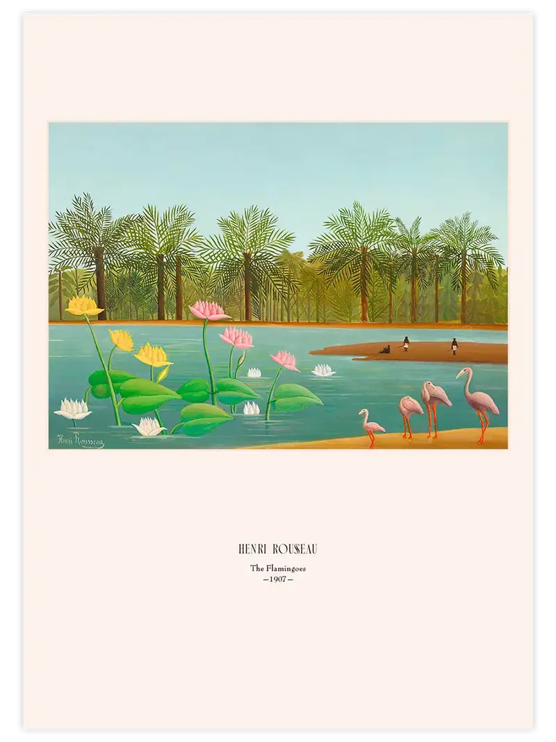 Henri Rousseau Les Flamants - Art Print