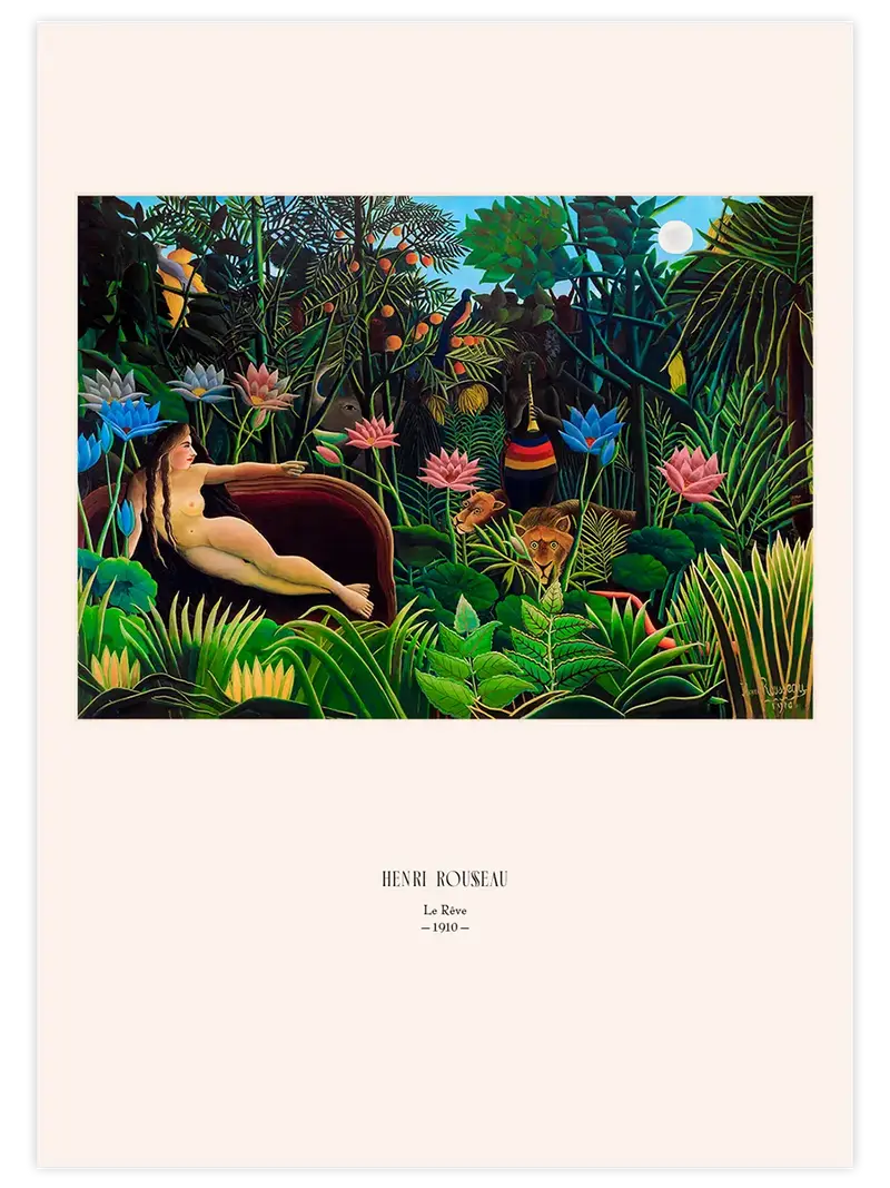 Henri Rousseau Rüya - Art Print