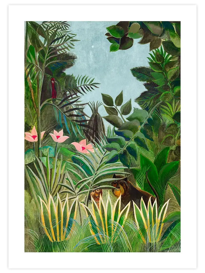 Henri Rousseau The Equatorial Jungle - Art Print