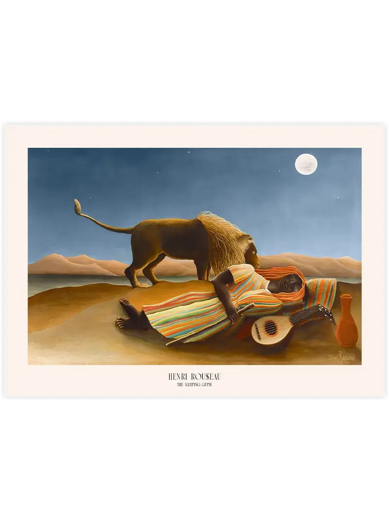 Henri Rousseau The Sleeping Gypsy - Art Print