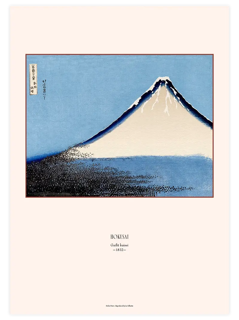 Hokusai Fine Wind & Clear Morning - Art Print