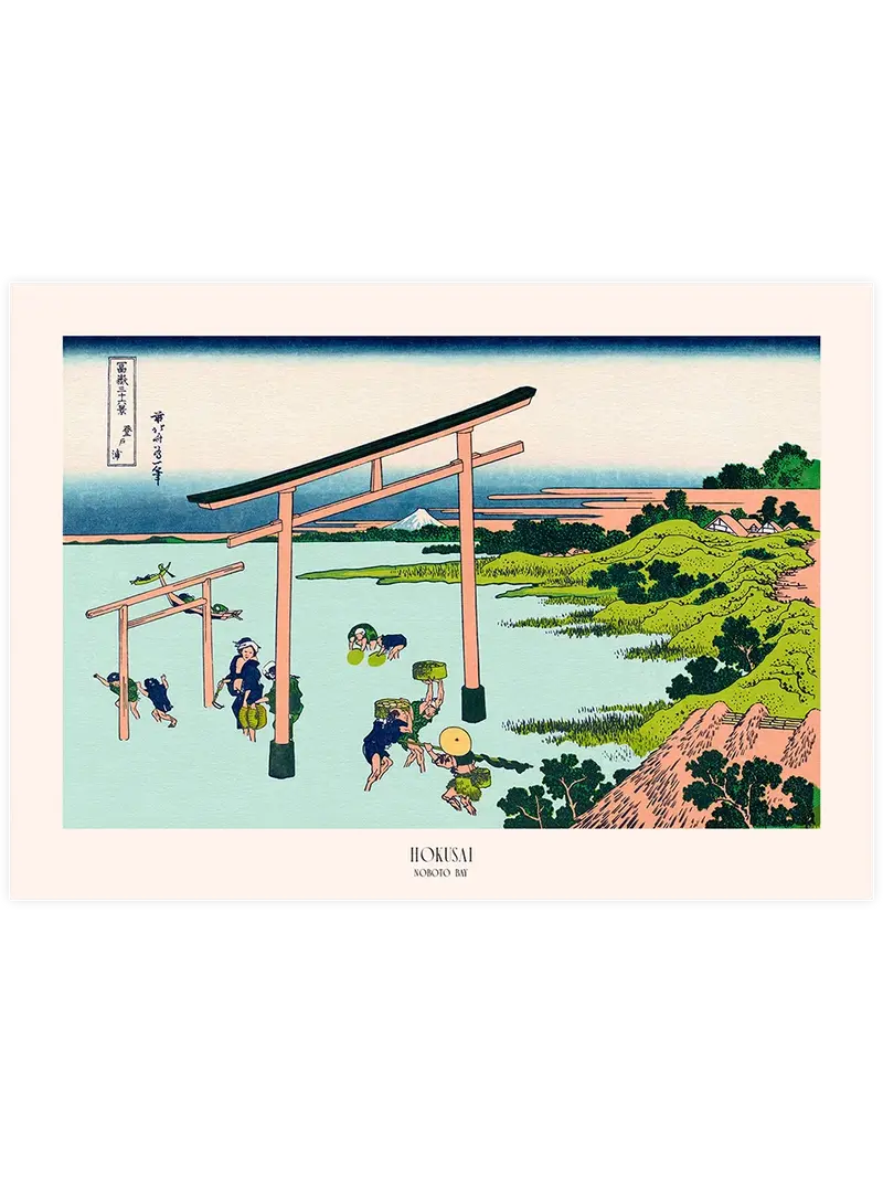 Hokusai Noboto Bay - Art Print