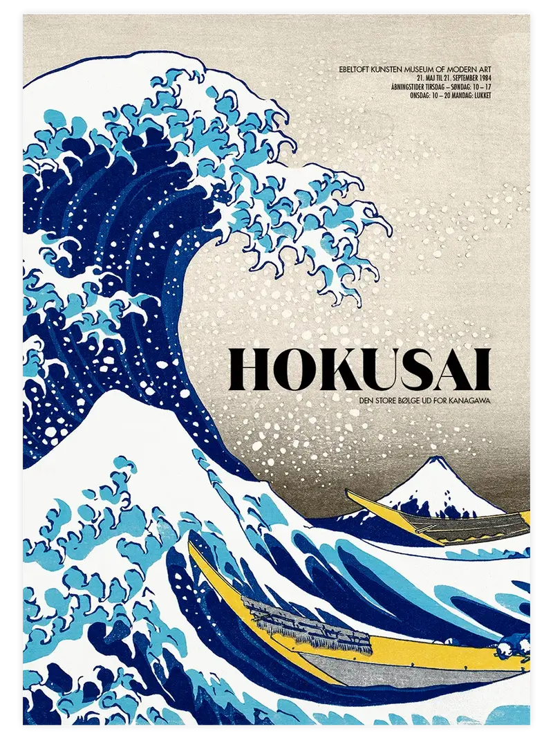 Hokusai The Great Wave off Kanagawa - Art Print