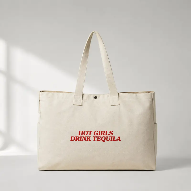 Hot Girls Drink Tequila Daily Tote Bag