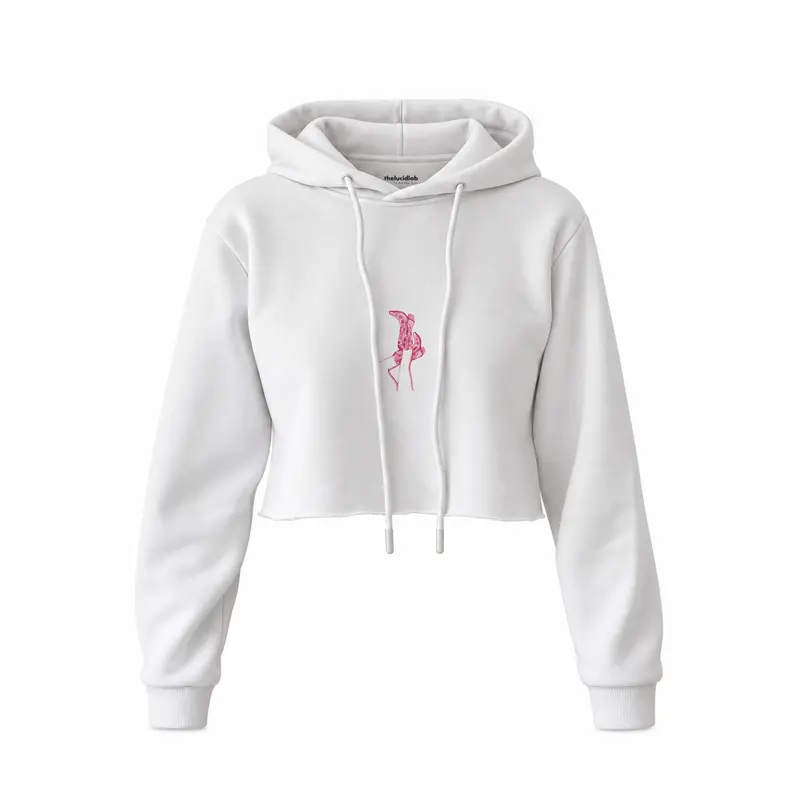 Hot Steps Crop Hoodie