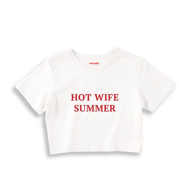 Hot Wife Summer Crop Tişört