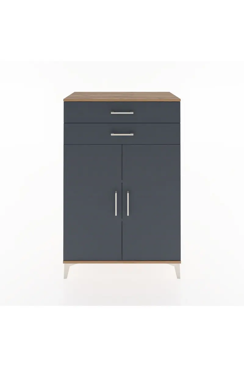 Hyperion Dolap 2 Raflı 2 Çekmeceli 2 Kapaklı 88x44x134
