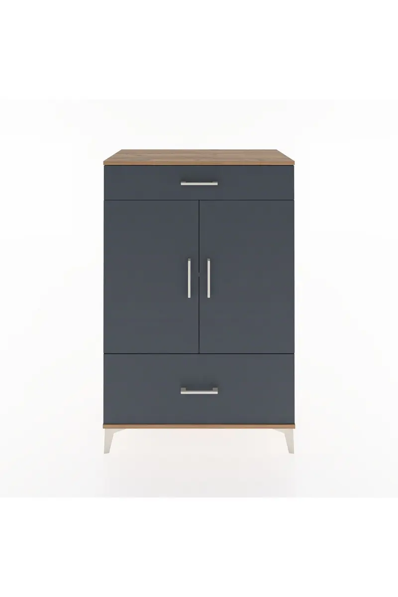 Hyperion Dolap 2 Raflı 2 Çekmeceli 2 Kapaklı 88x44x134