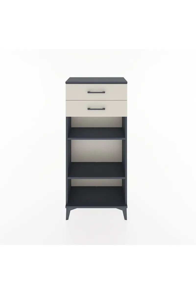 Hyperion Dolap 2 Raflı 2 Çekmeceli 60x44x134